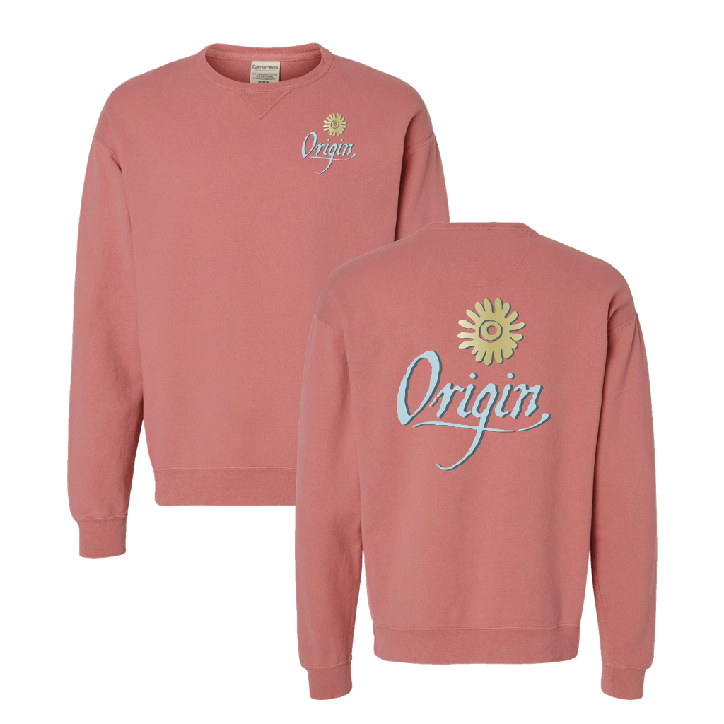 [GDH400-S-Mauve] Origin Comfort Wash Crewneck (S, Mauve)