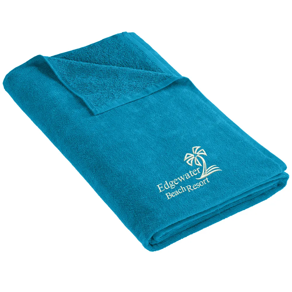 [PT42-Turquoise] Edgewater Beach Resort Beach Towel