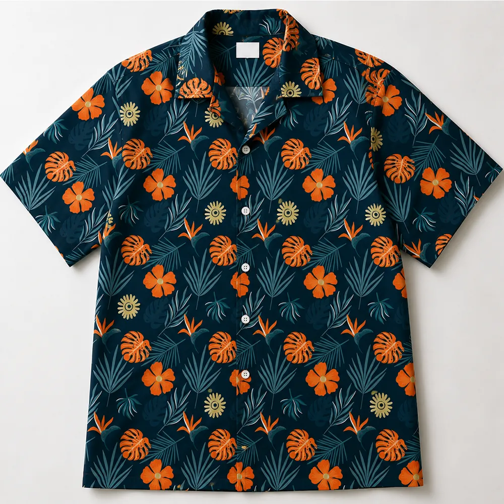[300766-S-Origin] Origin Resort Sublimation Hawaiian Shirt (S)